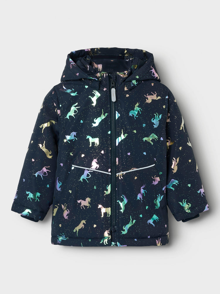 Παιδικό μπουφάν unicorn NMFMAXI PA JACKET FOIL AOP NOOS 13244519 | 13244519
