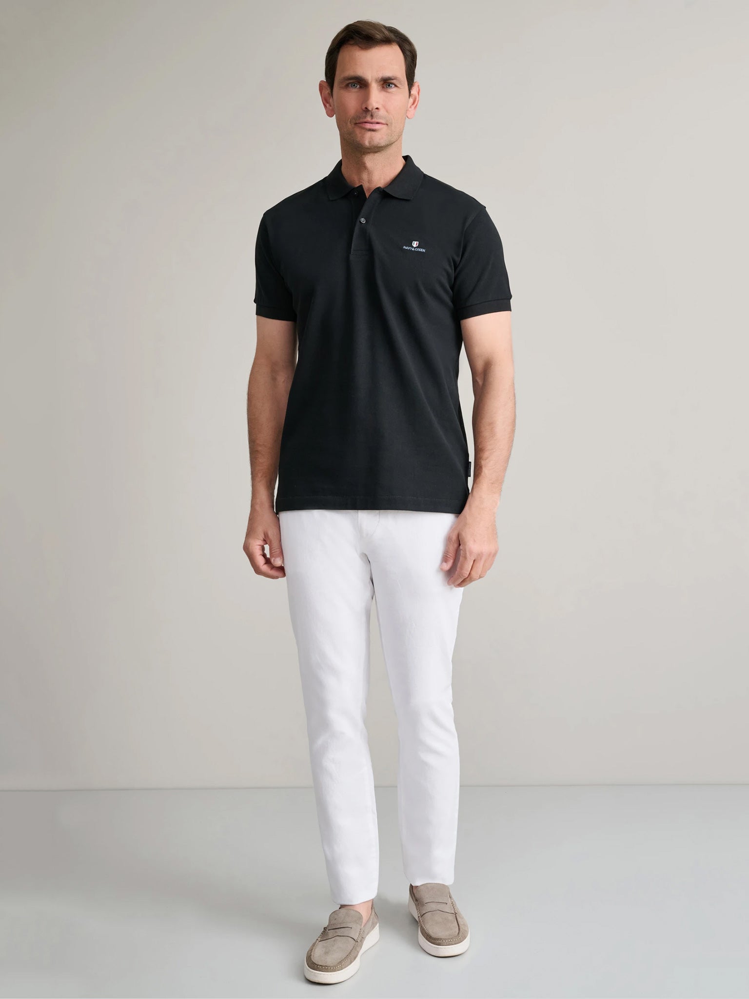Ανδρικό polo black 24GE.300.9 | 24GE.300.9