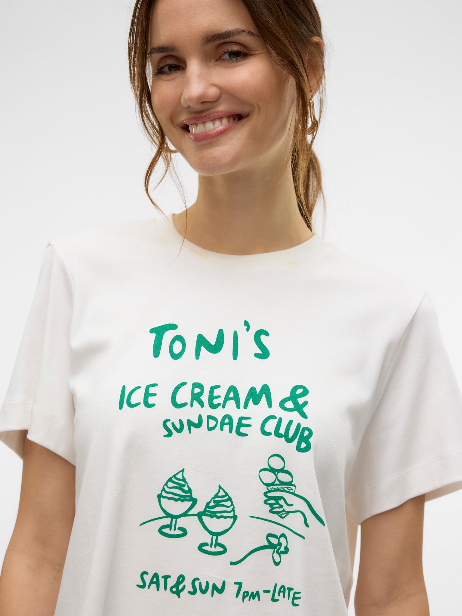 Γυναικείο t-shirt Ice cream VMSONYA METTE SS TOP BOX JRS 10325317 | 10325317