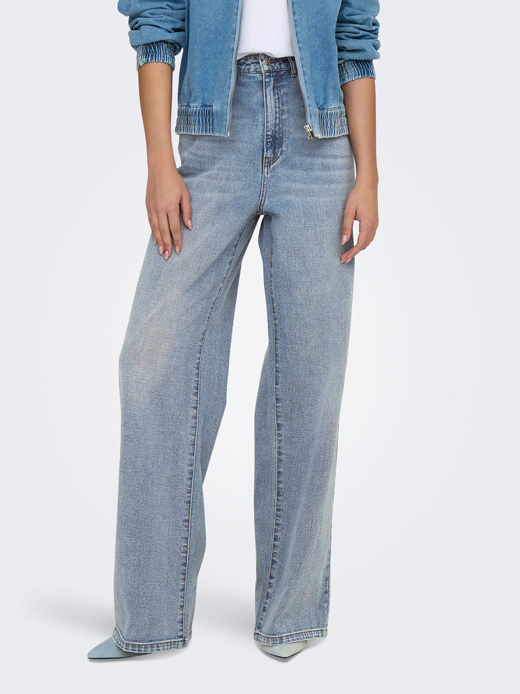 Γυναικείο παντελόνι light blue ONLHOPE HW WIDE DNM DNM SIJ BOX 15264080 | 15264080