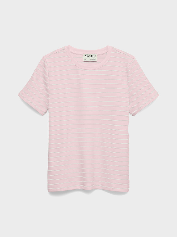 Γυναικείο t-shirt λευκή ρίγα | 10342731