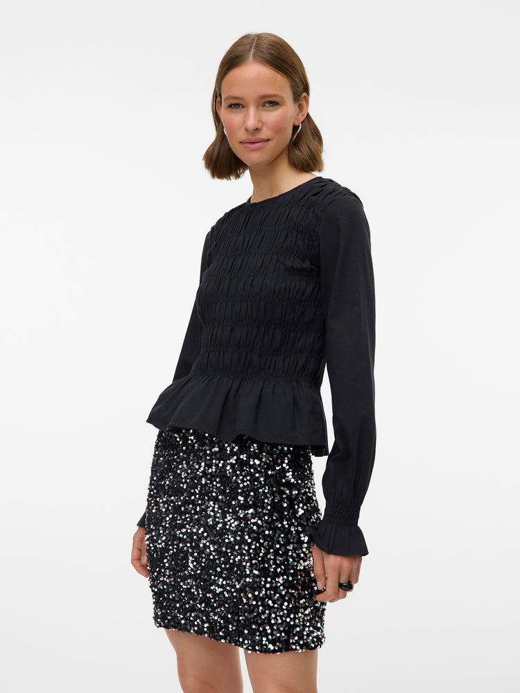 Γυναικεία φούστα παγιέτα VMBELLA HW SHORT SQ SKIRT JRS 10335704 | 10335704