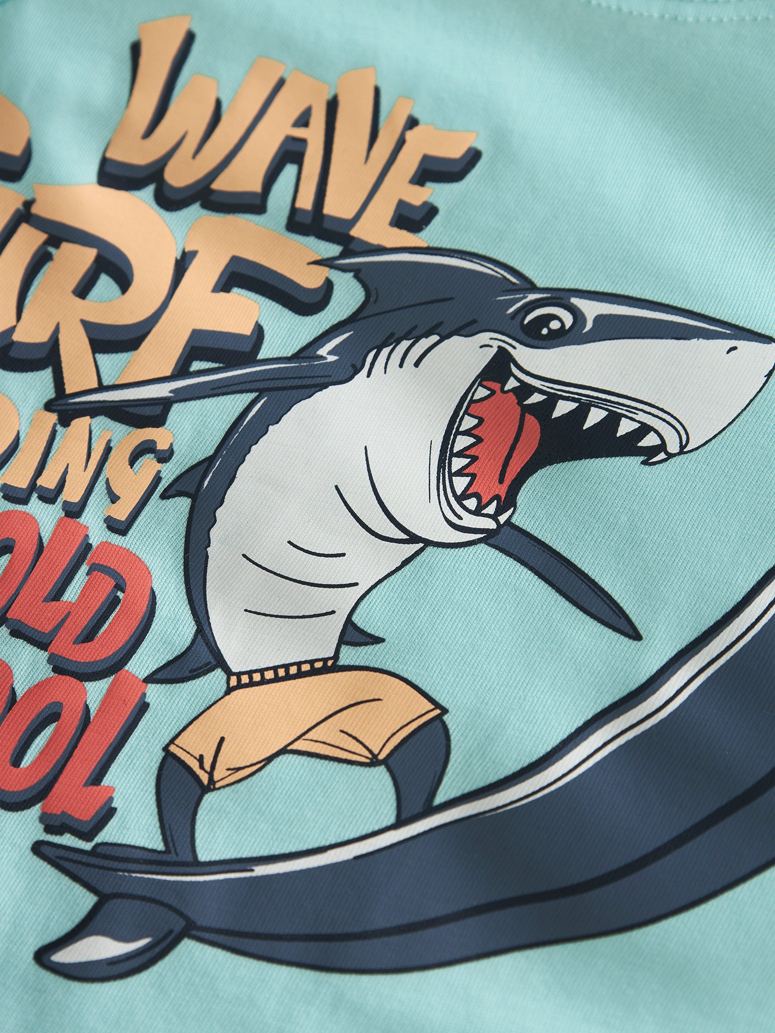 Παιδική μπλούζα τύπωμα Shark Surfer | 13228228