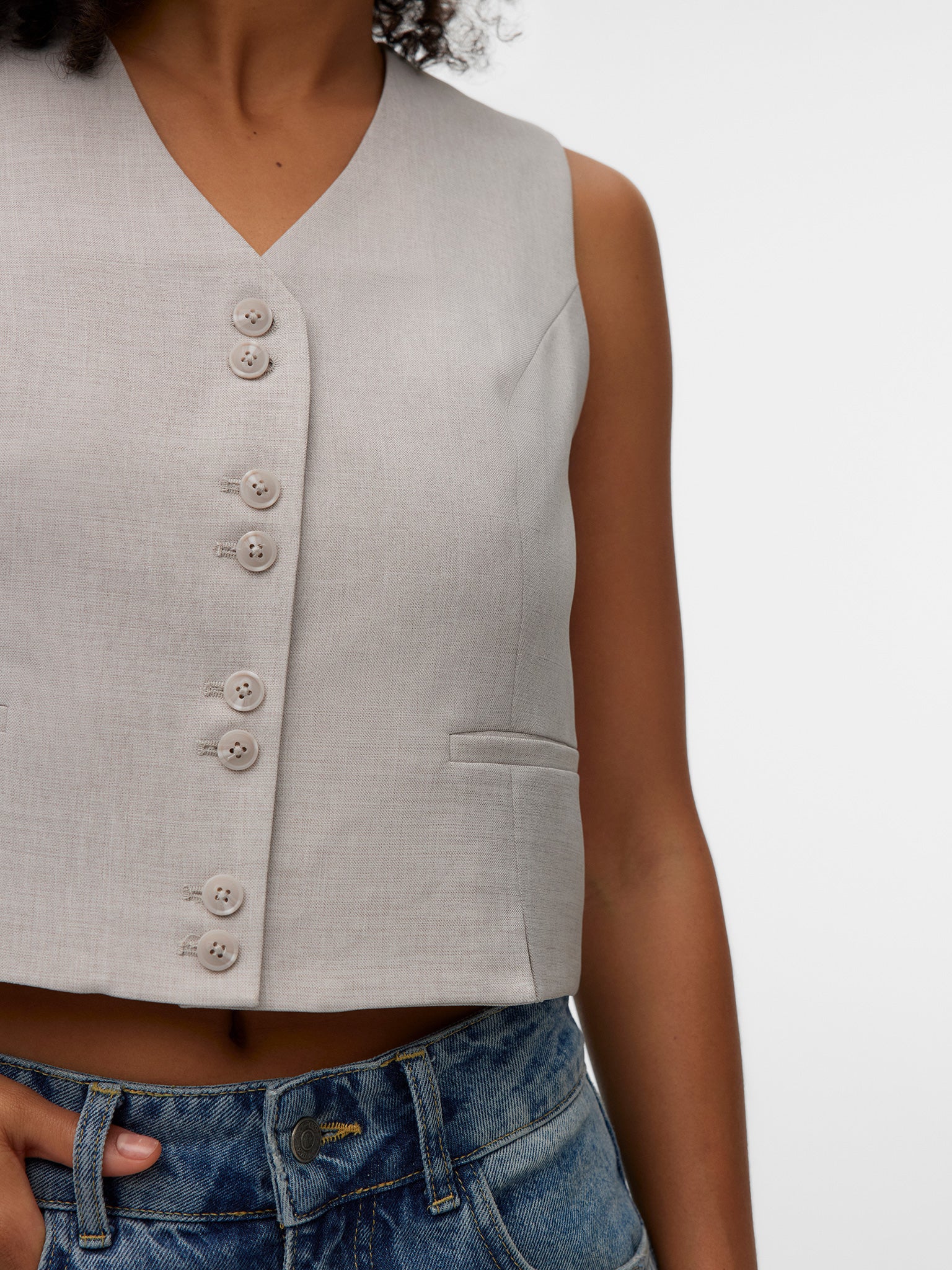 Γυναικείο γιλέκο VMCASSIDY SL SLIT WAISTCOAT 10346070 | 10346070