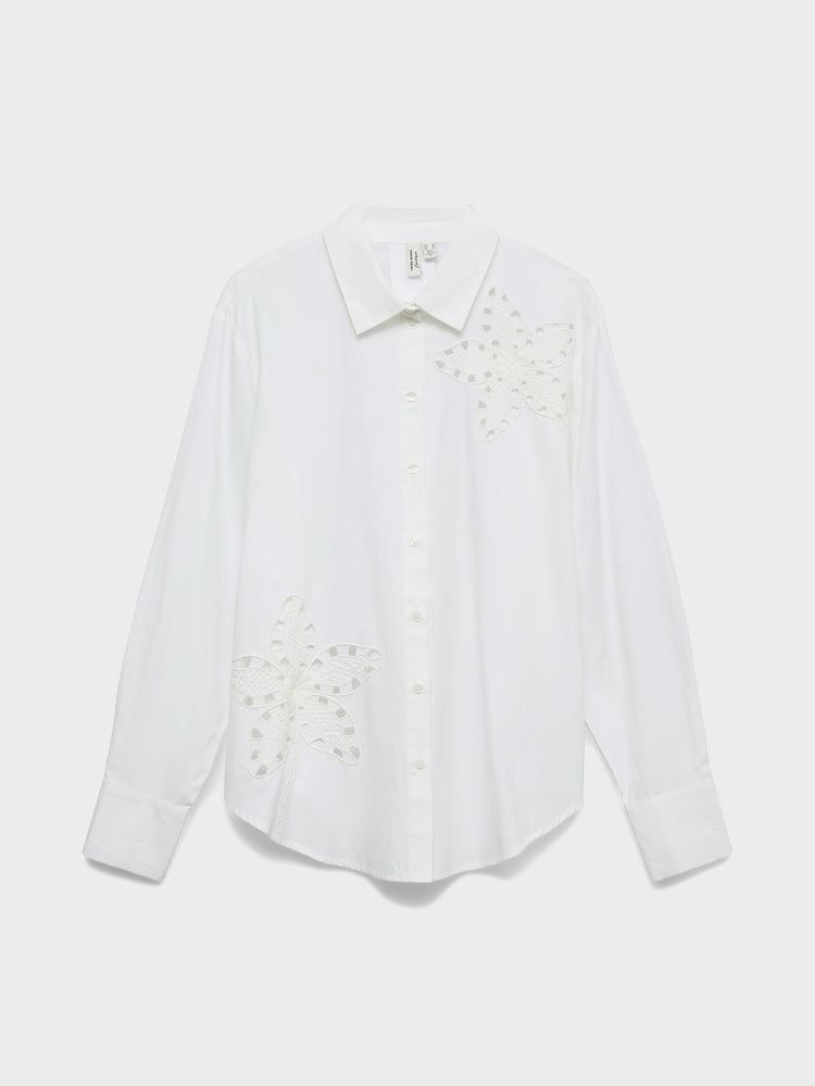 Γυναικείο πουκάμισο με κέντημα | 10341679