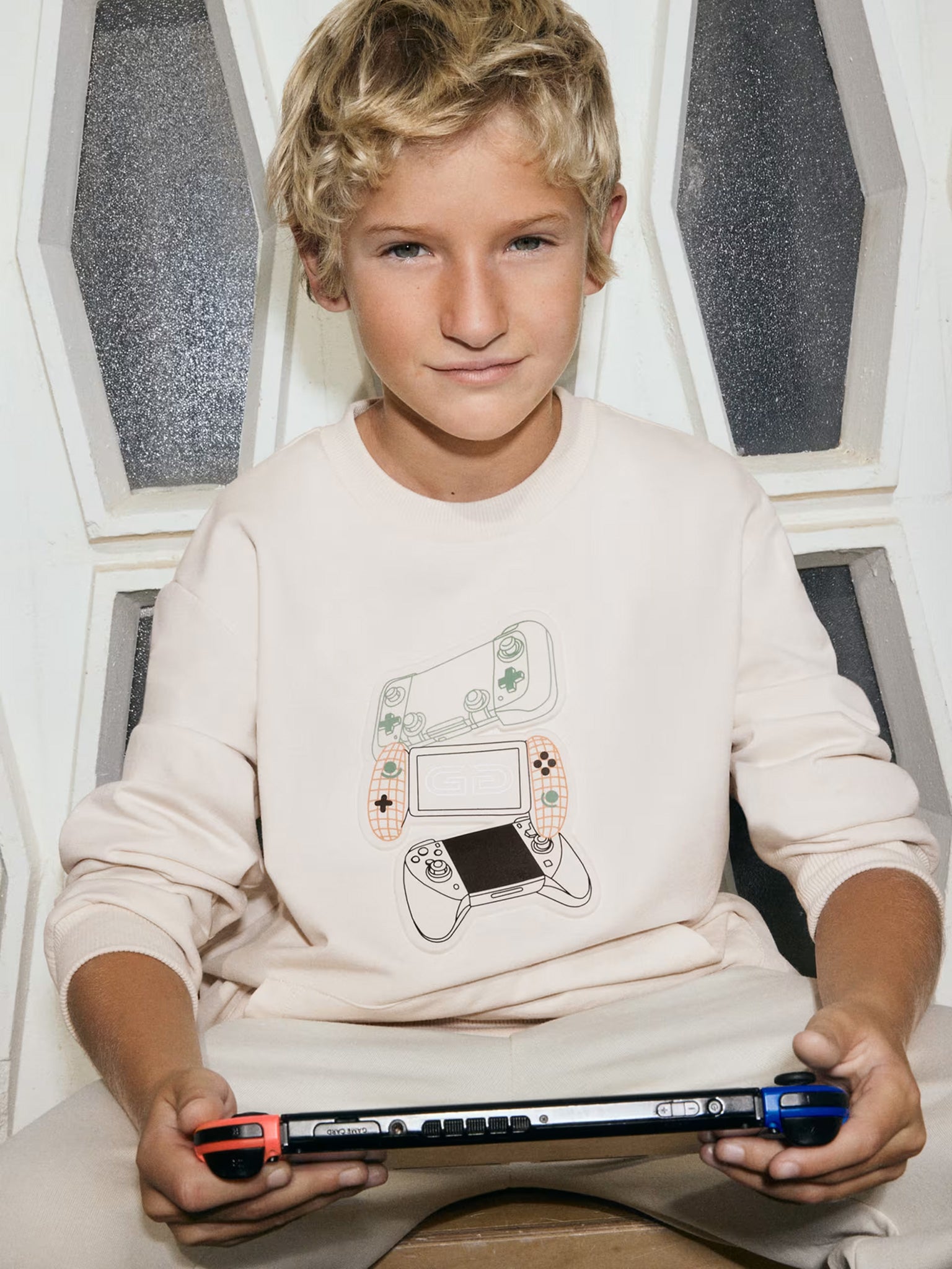 Εφηβική μπλούζα φούτερ | 26-06412-059