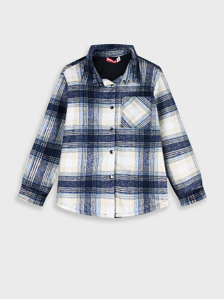 Εφηβικό πουκάμισο overshirt 13-125004-4 | 13-125004-4