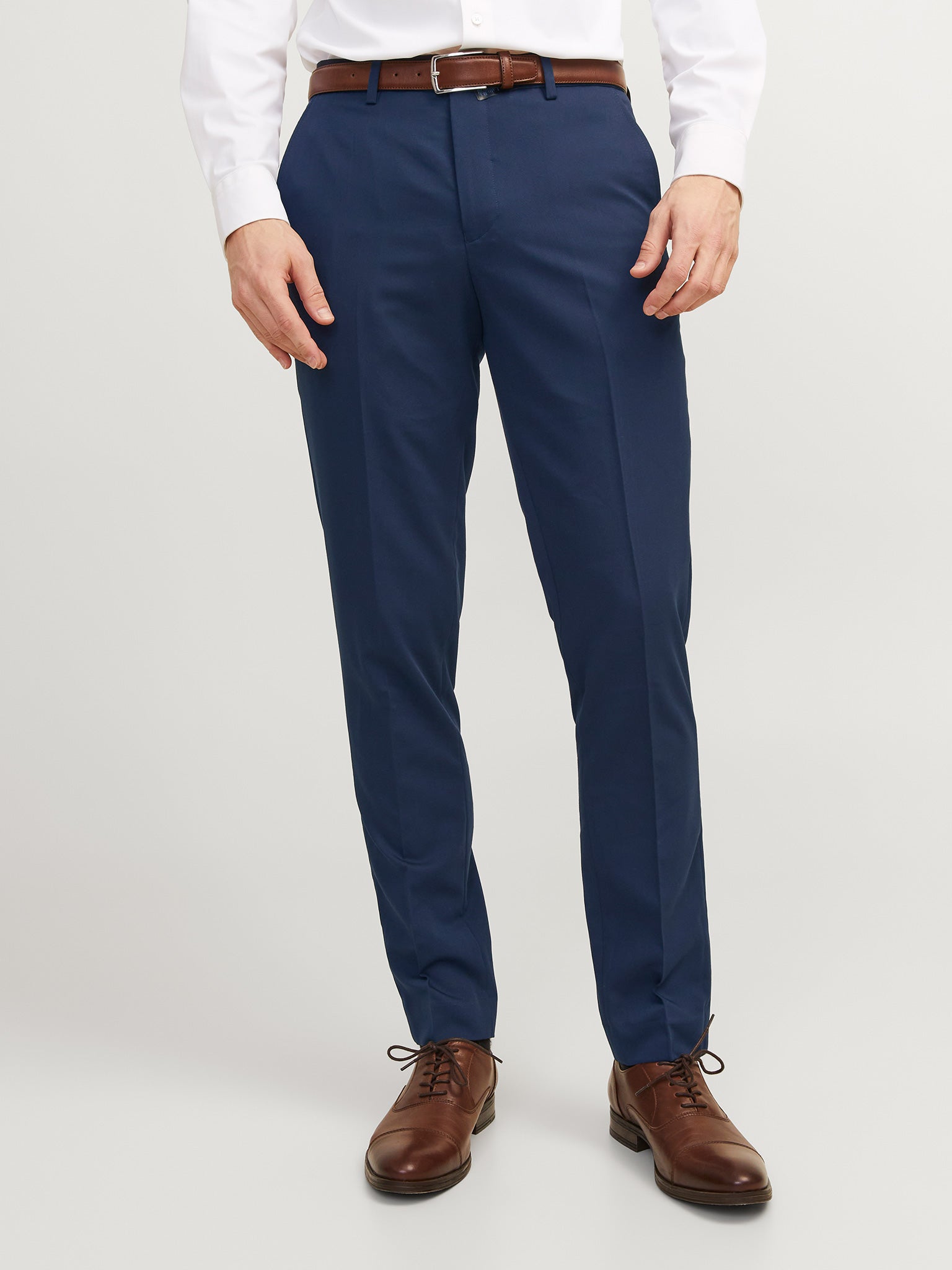 Ανδρικό παντελόνι chinos dark navy JPRFRANCO TROUSER NOOS 12199893 | 12199893