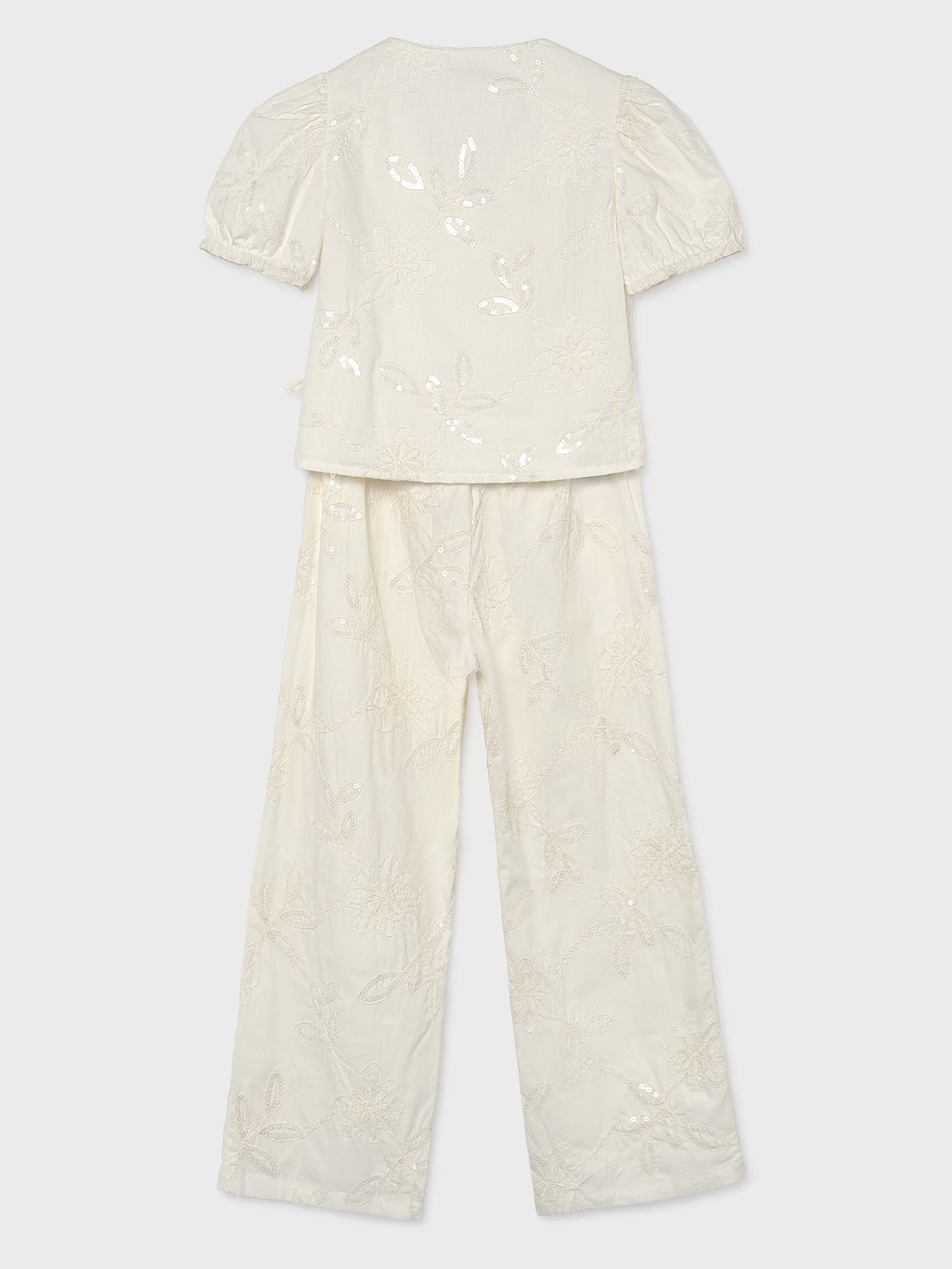 Εφηβικό σετ με παντελόνι κεντητό | 26-06559-023