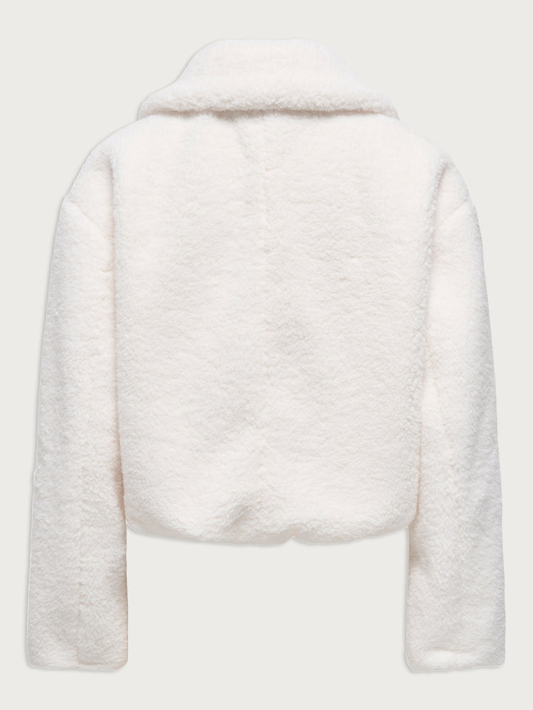 Γυναικείο τζάκετ γούνινο ONLSASKIA TEDDY JACKET CC OTW 15373876 | 15373876