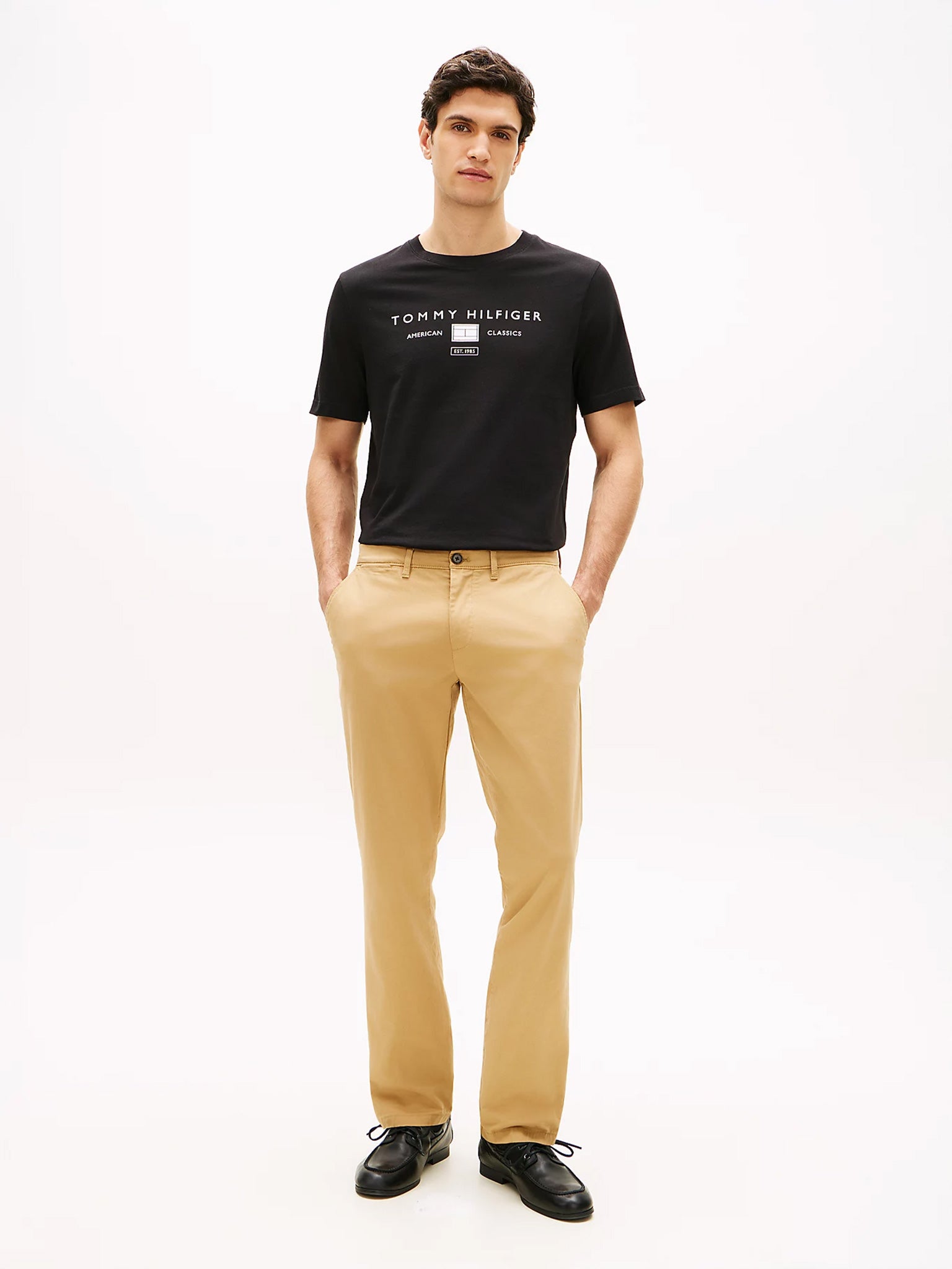 Ανδρικό t-shirt BRAND LOVE MONO STACK TEE MW0MW42365BDS | MW0MW42365BDS