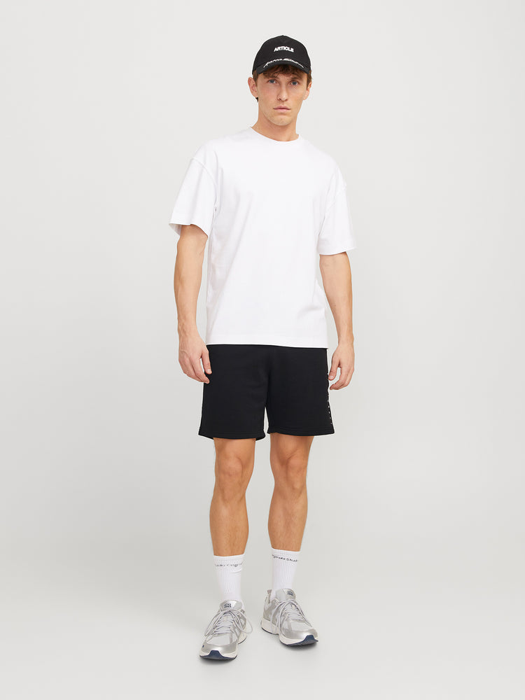 Ανδρική βερμούδα φούτερ JPSTGORDON STAR JJ SWEAT SHORTS SRT 12248831 | 12248831