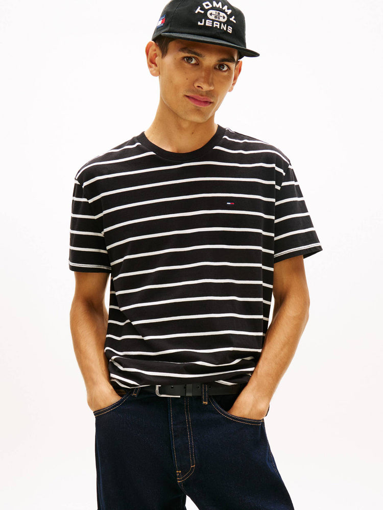Ανδρικό t-shirt TJM REG STRIPE SS TEE EXT DM0DM22544BDS | DM0DM22544BDS