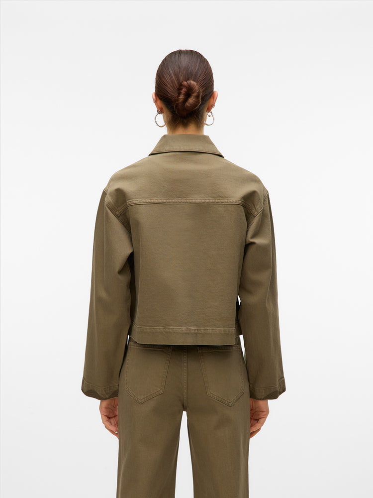 Γυναικείο τζάκετ crop VMTYLLA LS COLORED DNM JACKET 10332455 | 10332455