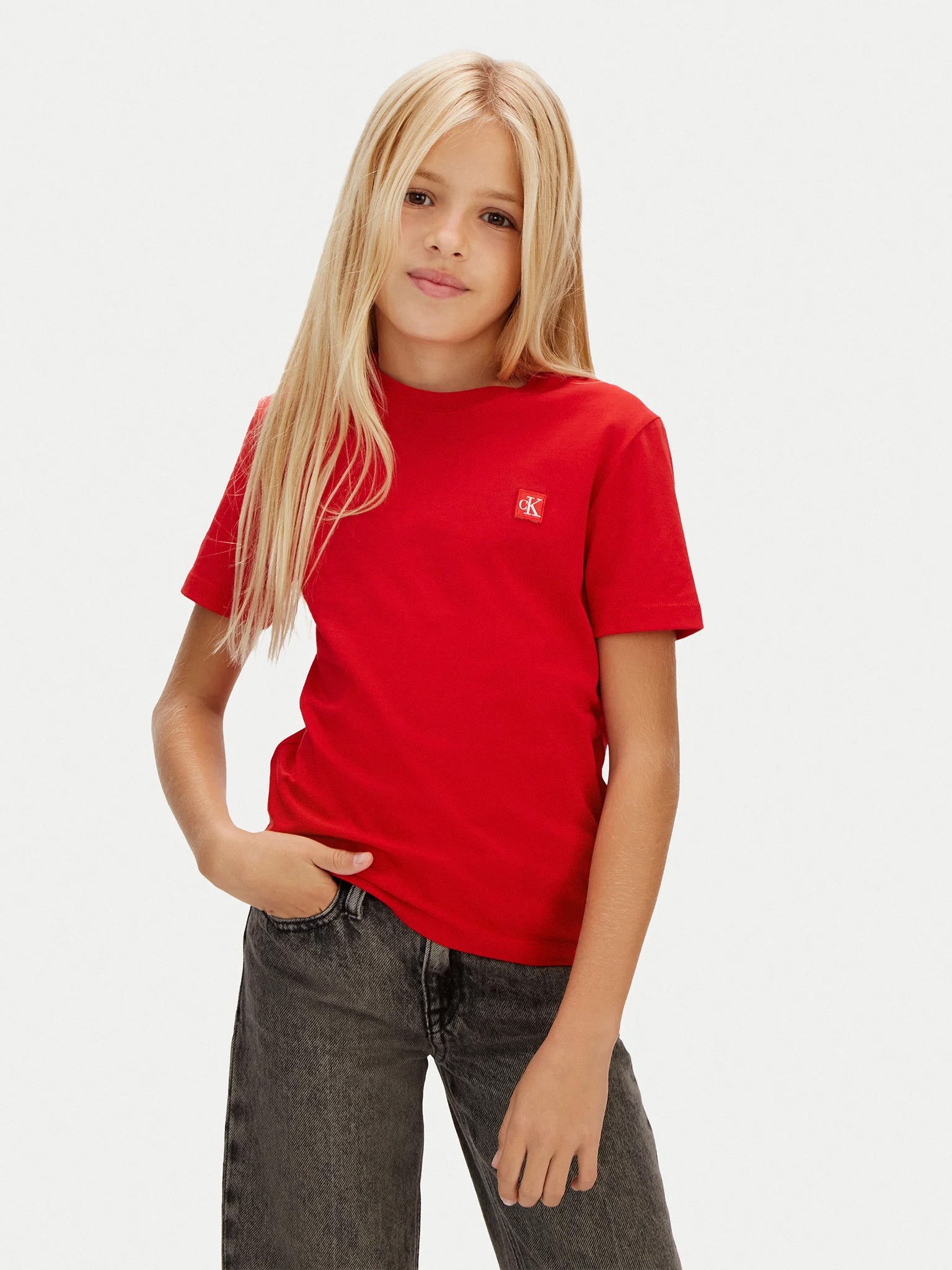 Παιδική μπλούζα μακό MONOGRAM MINI BADGE T-SHIRT IU0IU00543X04 | IU0IU00543X04