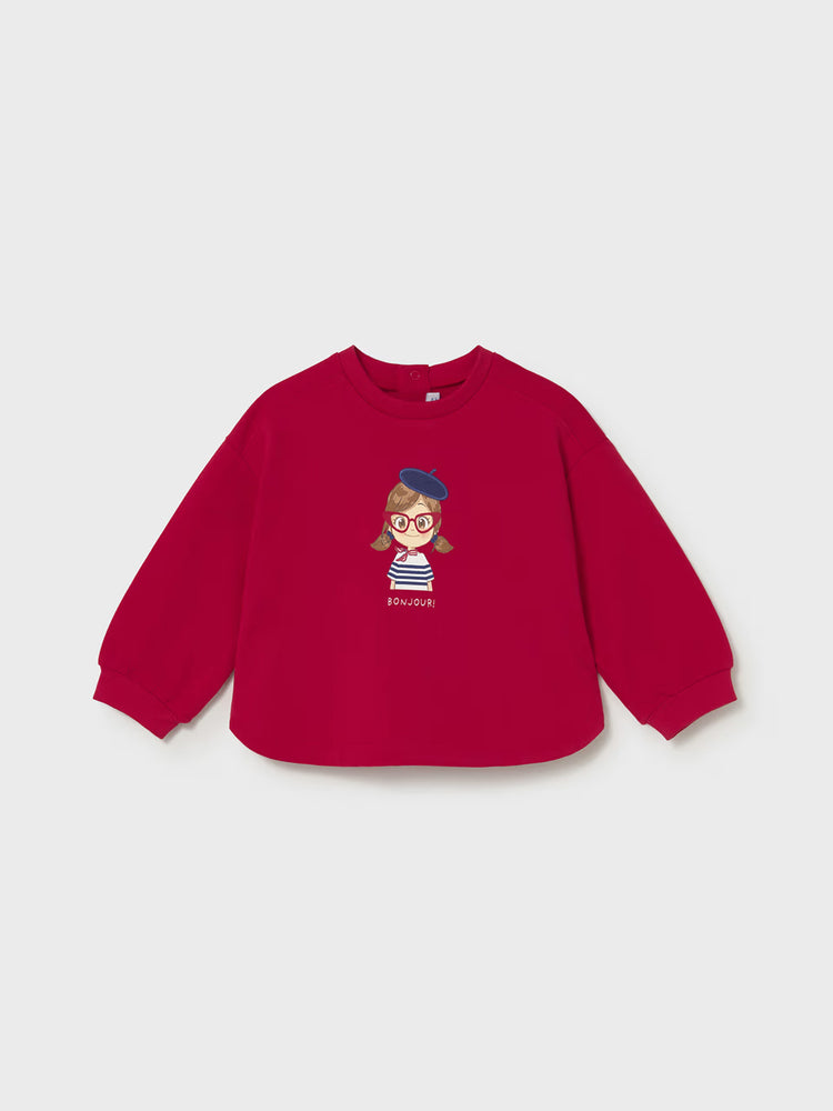 Βρεφική μπλούζα φούτερ | 26-01495-082