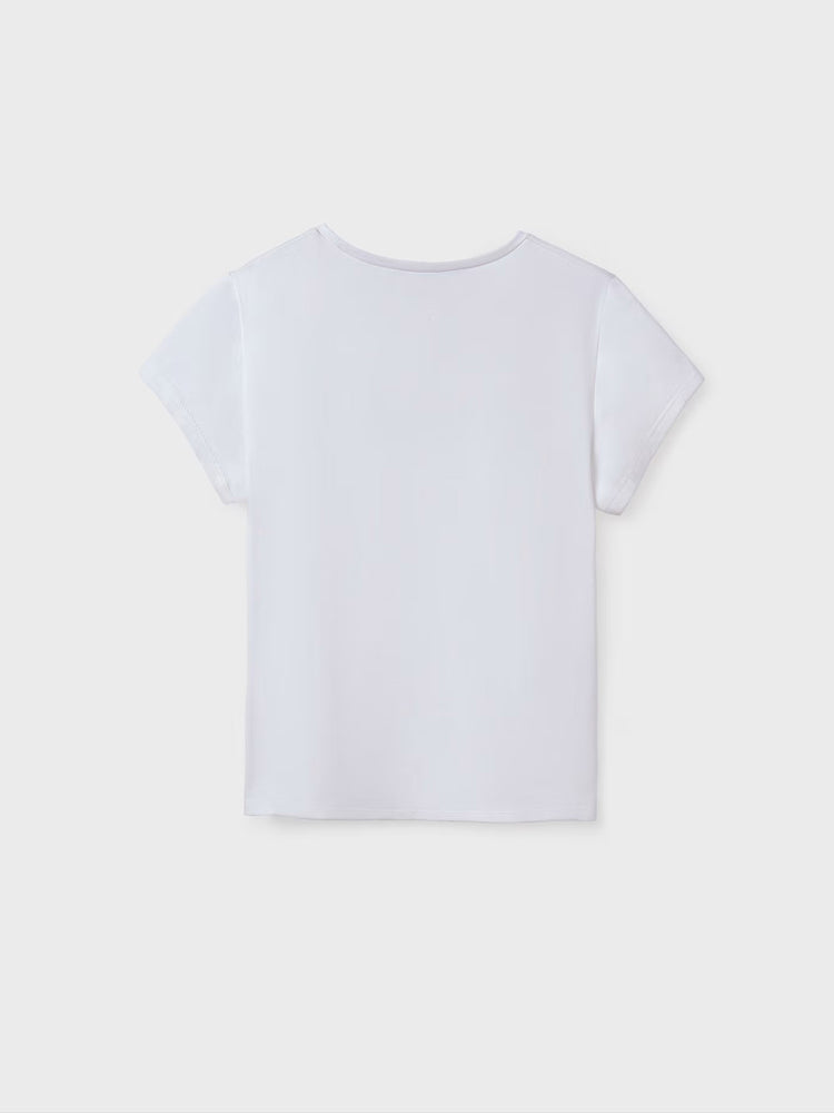 Εφηβική μπλούζα κέντημα Better Cotton 24-00854-022 | 24-00854-022