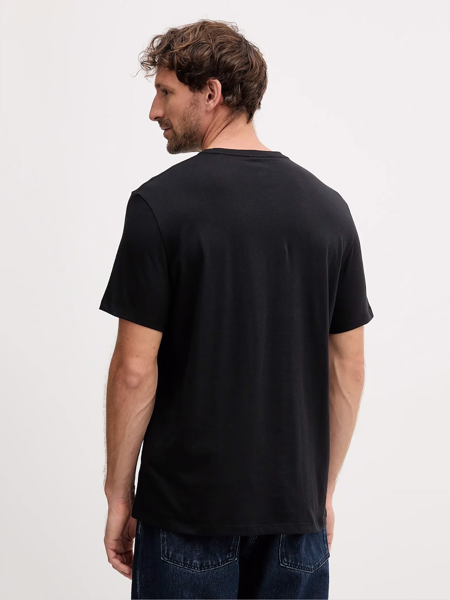 Ανδρικό t-shirt SS GLITCHED LOGO EU CLASSIC LV04RC858GUB1 | LV04RC858GUB1