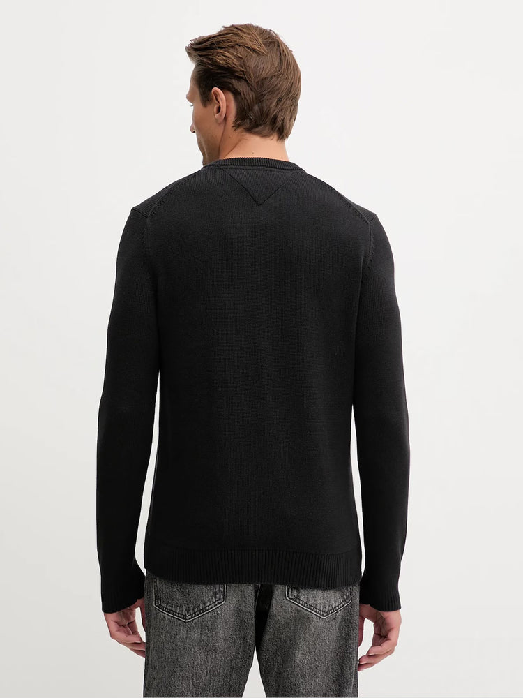 Ανδρική μπλούζα πλεκτή TJM SLIM ESS SWEATER EXT DM0DM21787BDS | DM0DM21787BDS