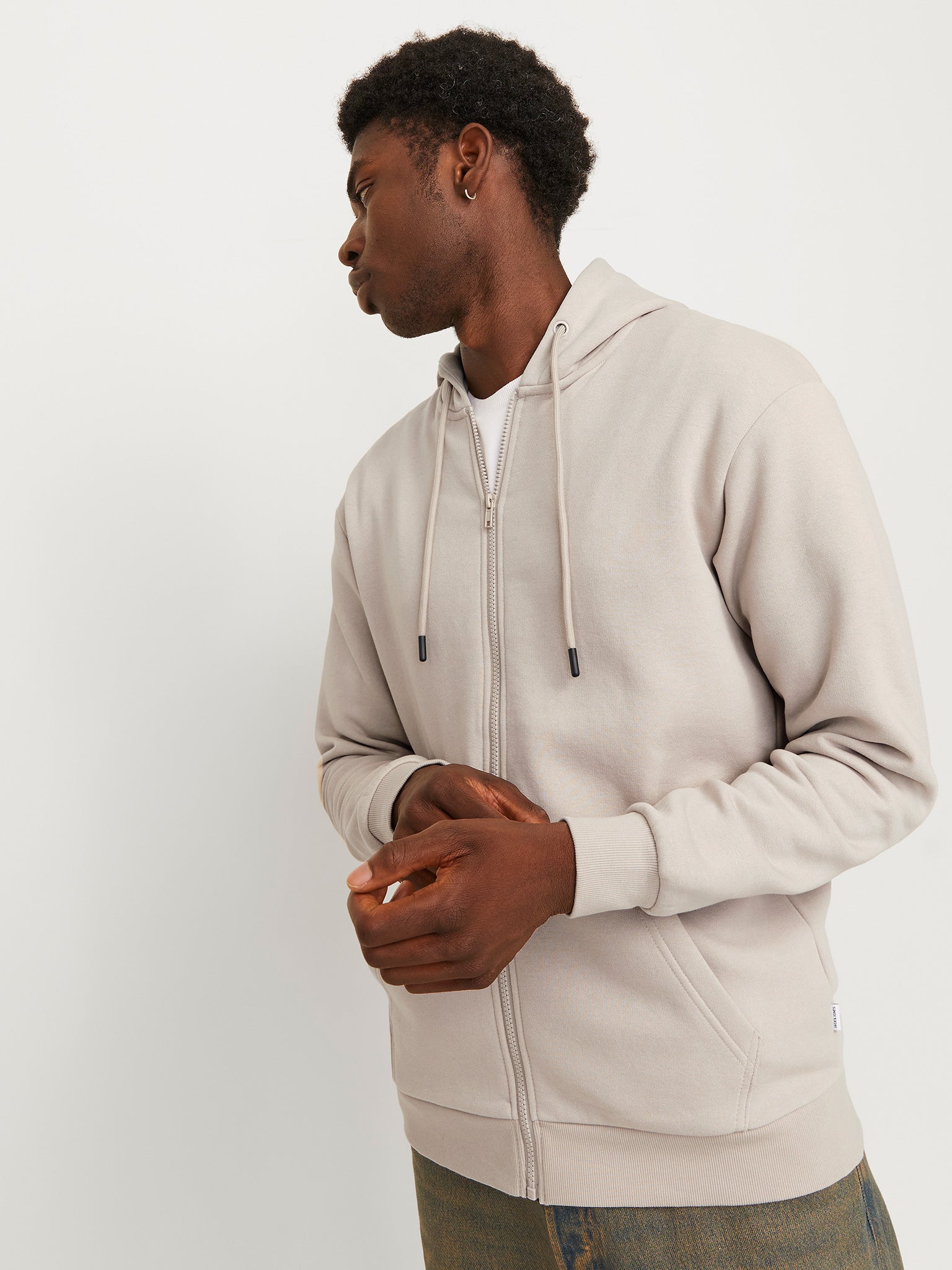 Ανδρική ζακέτα φούτερ JJEBRADLEY SWEAT ZIP HOOD NOOS 12249342 | 12249342