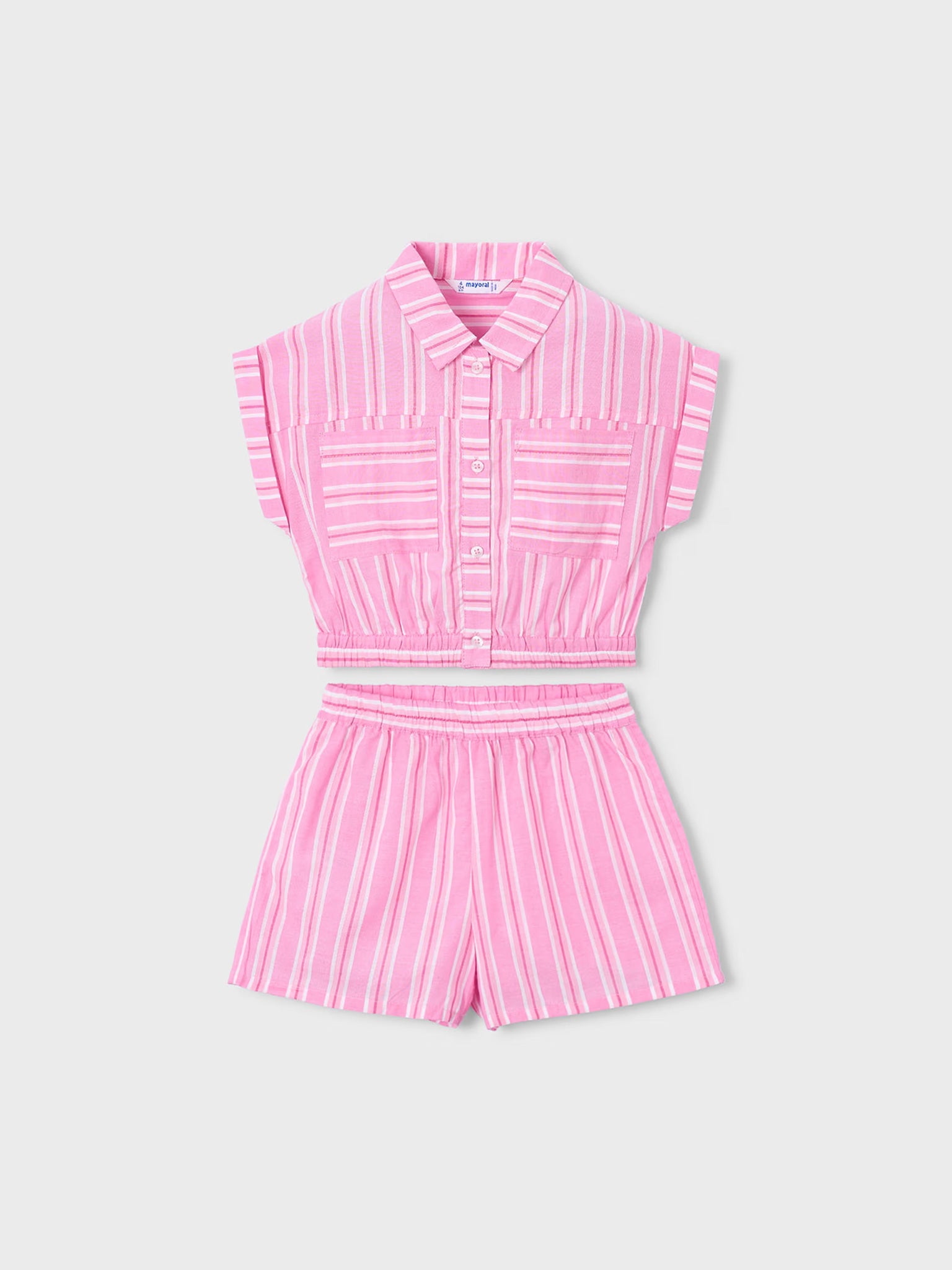 Παιδικό σετ με σορτς ριγέ | 26-03226-064