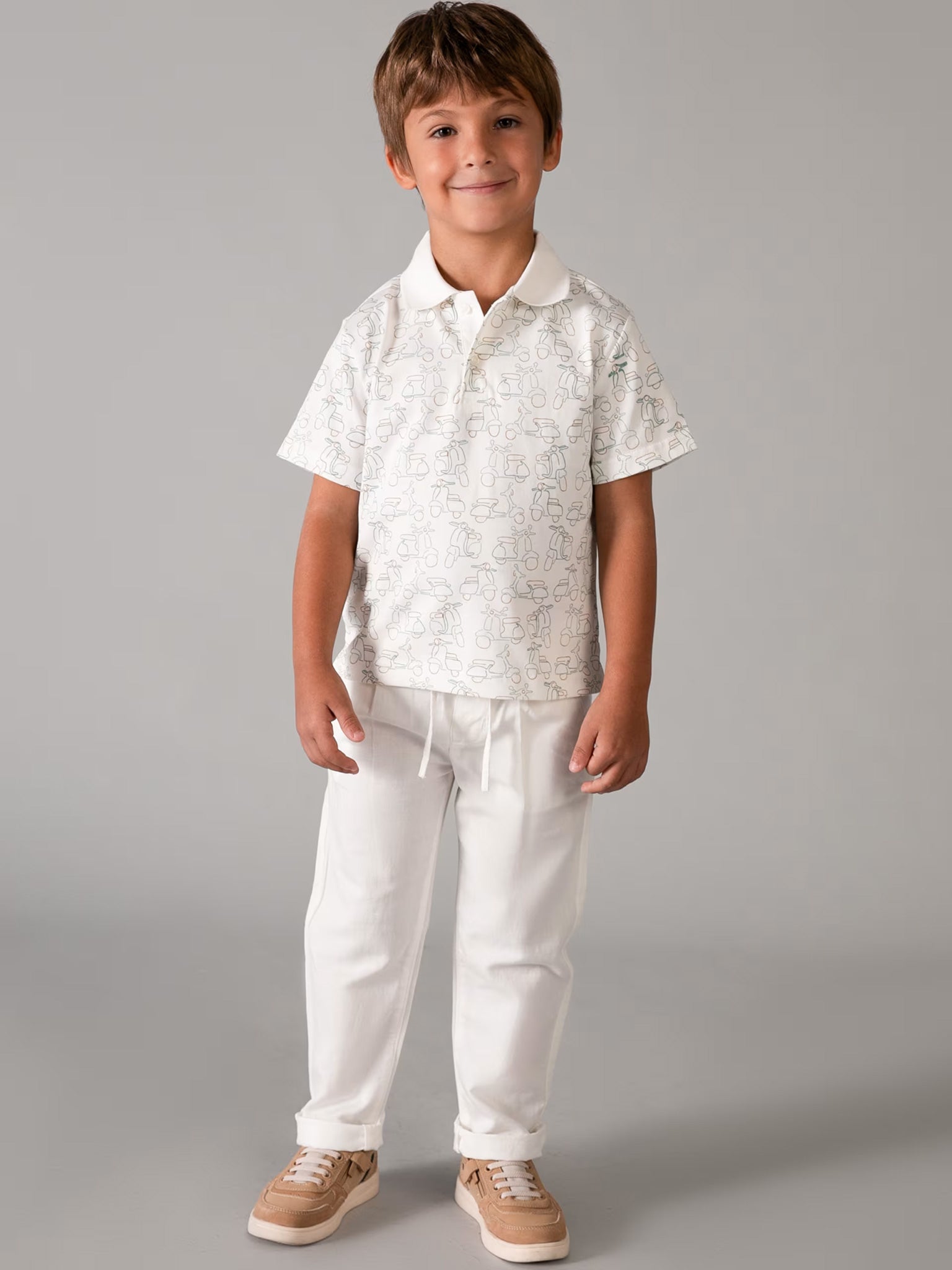 Παιδικό παντελόνι λινό | 26-03576-071