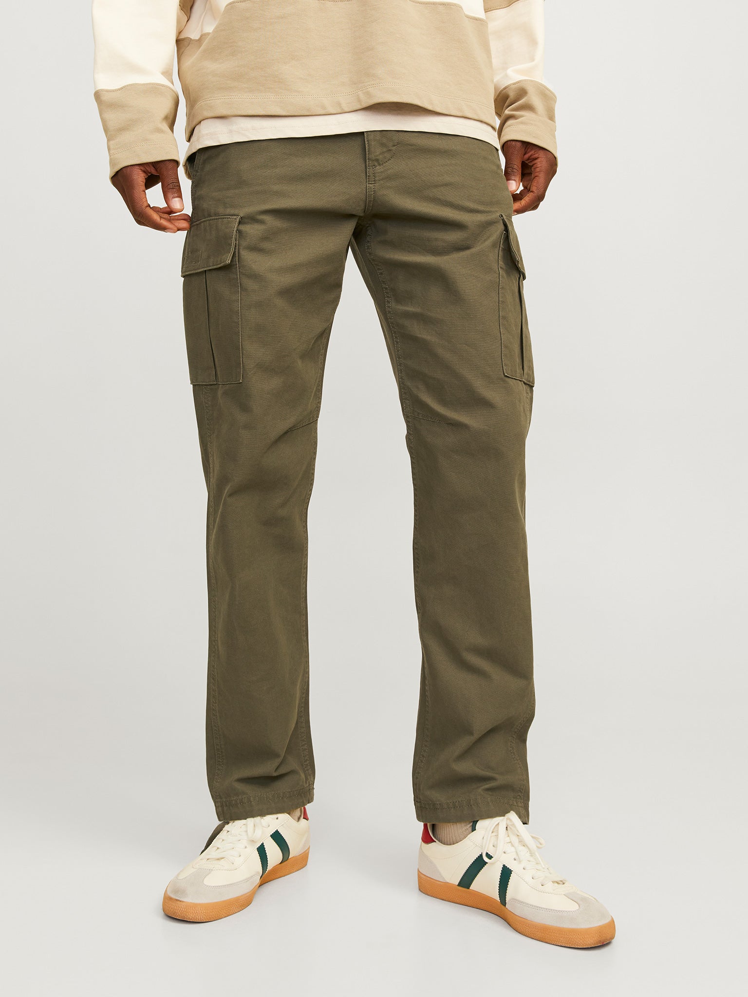 Ανδρικό παντελόνι cargo JPSTKANE BARKLEY CARGO PANT NOOS 12258150 | 12258150