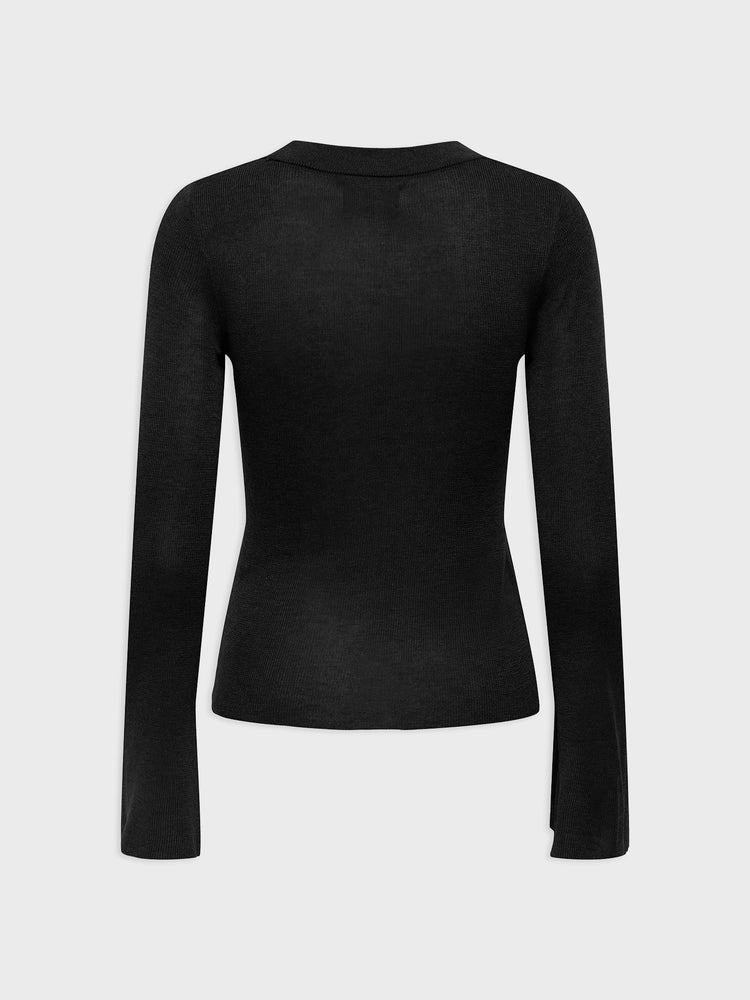Γυναικεία μπλούζα ψιλή πλέξη ONLTARA LS RIB O-NECK CC KNT 15350696 | 15350696