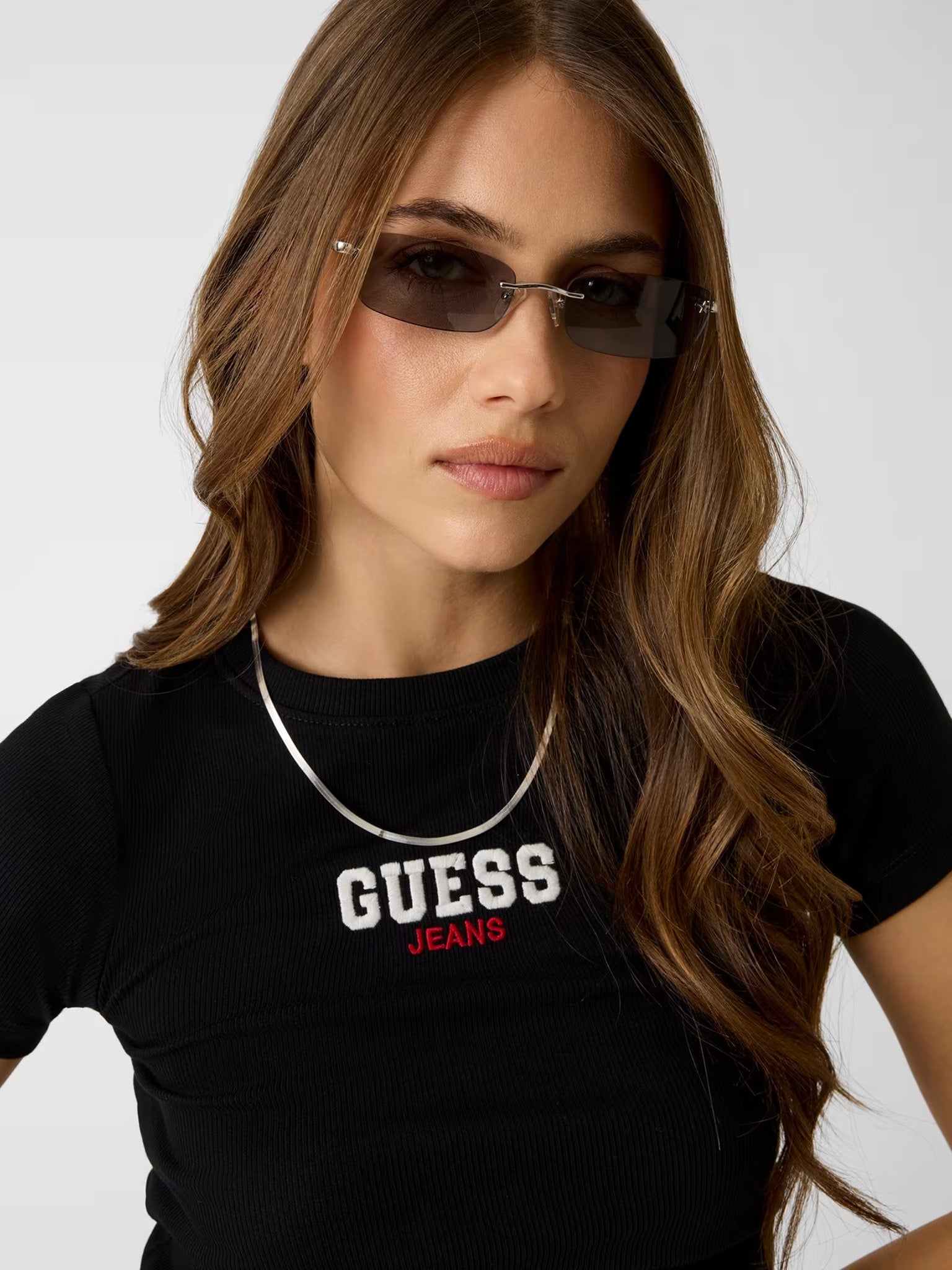 Γυναικεία μπλούζα ριπ | W4YI64KA0H1JBLK