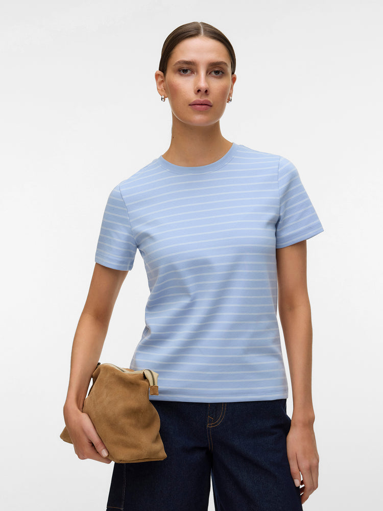 Γυναικείο t-shirt λευκή ρίγα | 10342731