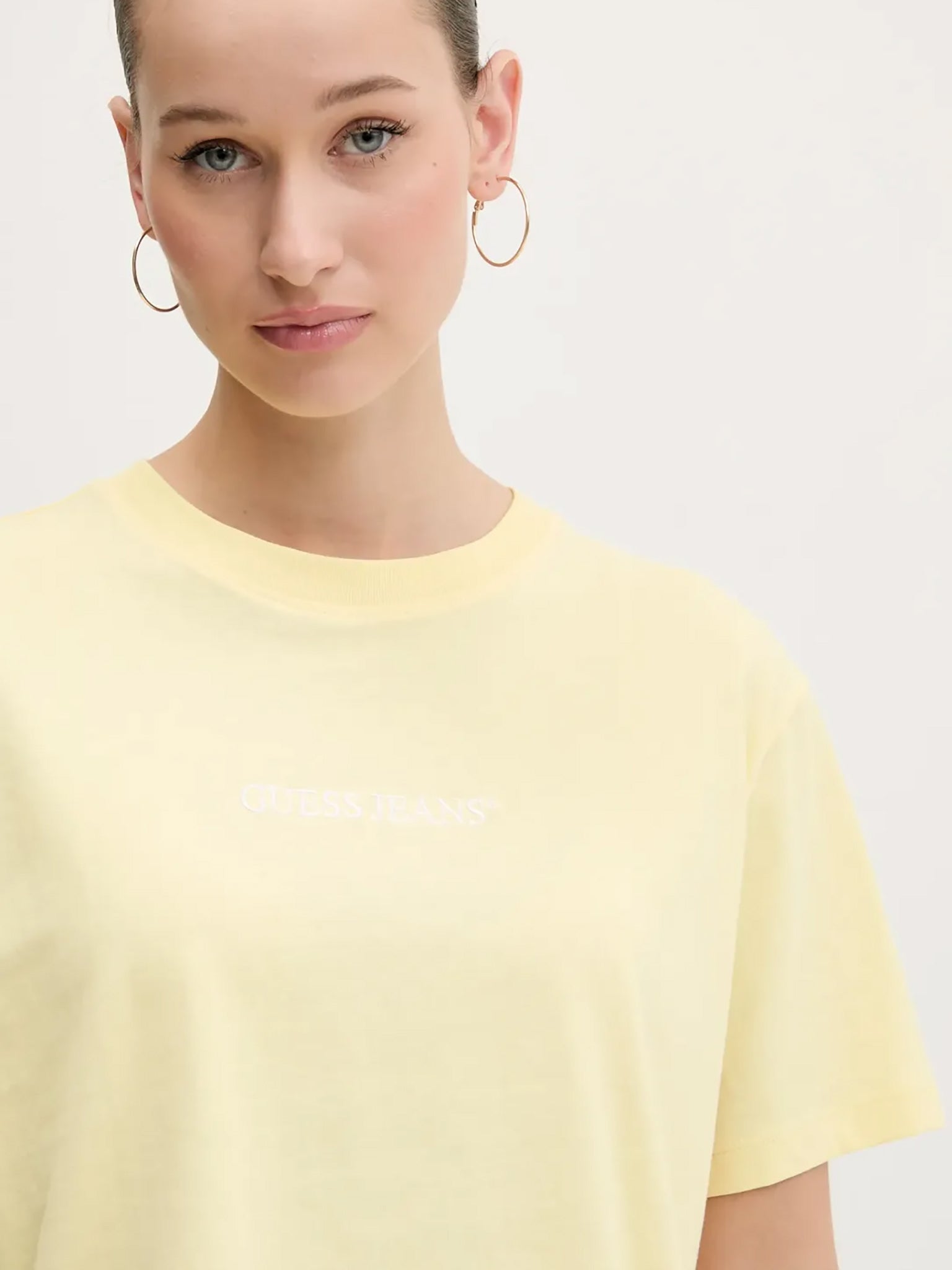 Γυναικείο t-shirt boxy embro logo tee W5RI42K8HM0A20N | W5RI42K8HM0A20N