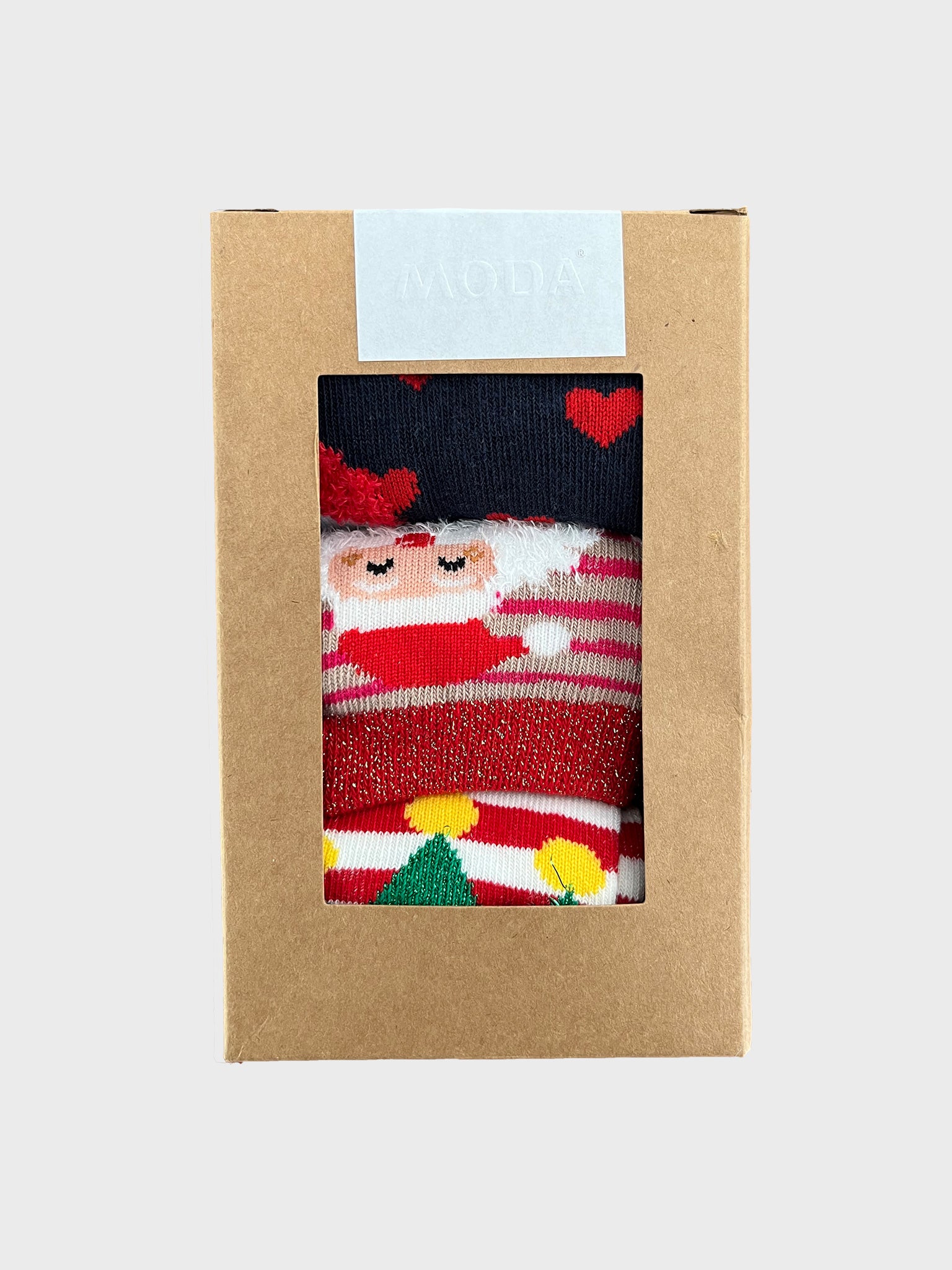 Παιδικές κάλτσες σετ 3 τεμ Christmas Box VMELF SOCKS WINDOW GIFTBOX GIRL 10282488  | 10282488