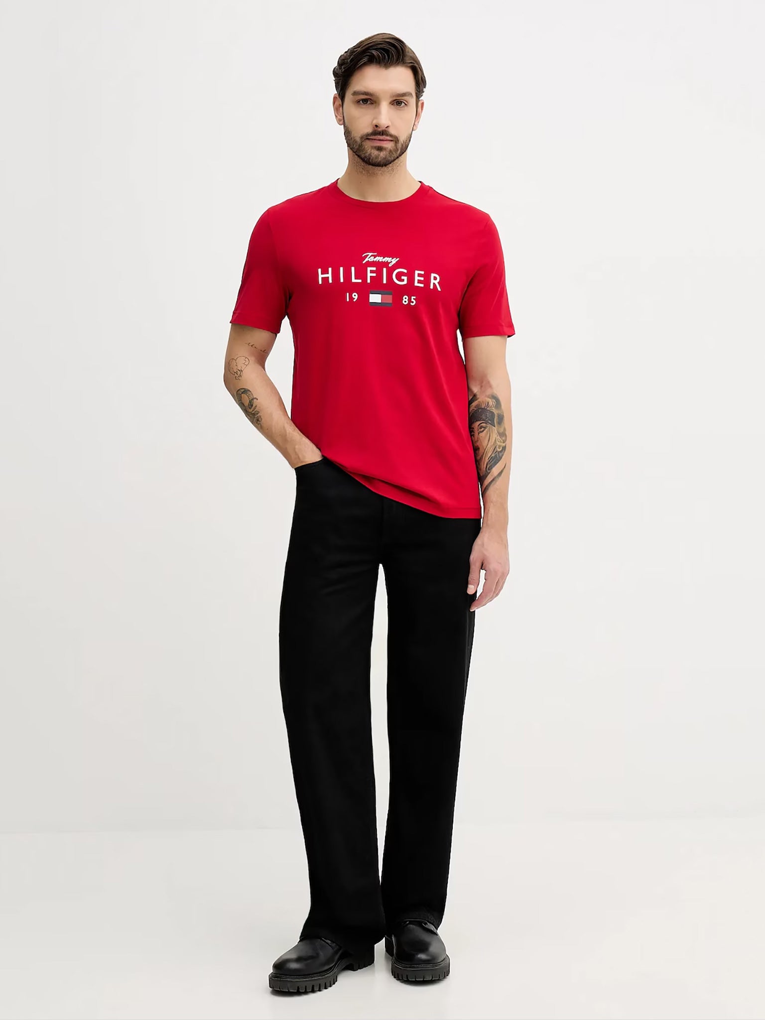 Ανδρικό t-shirt BRAND LOVE BIG HILFIGER TEE MW0MW41455XLD | MW0MW41455XLD