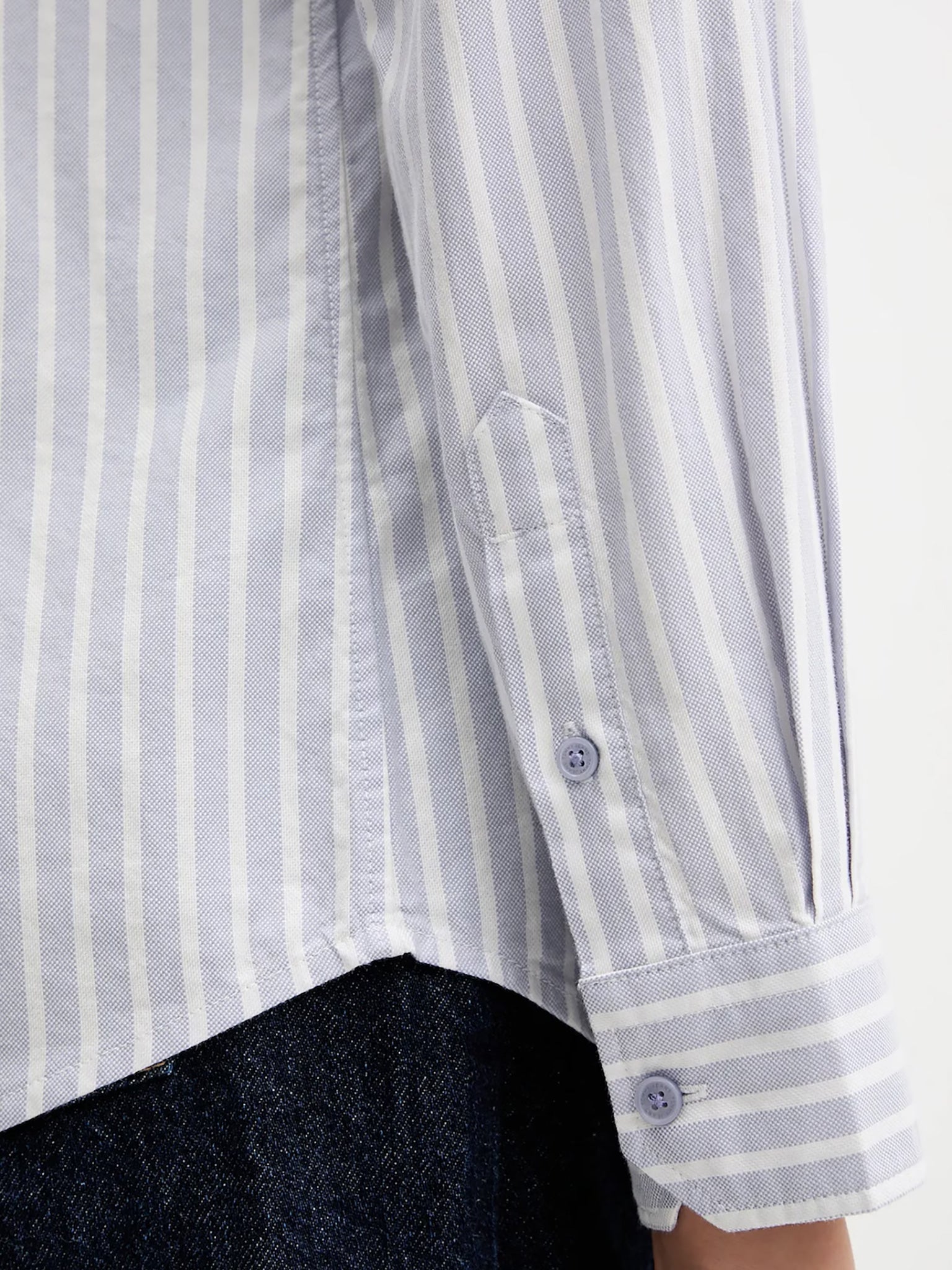 Γυναικείο πουκάμισο με ρίγα TJW REG OXFORD SHIRT DW0DW19890C5U | DW0DW19890C5U