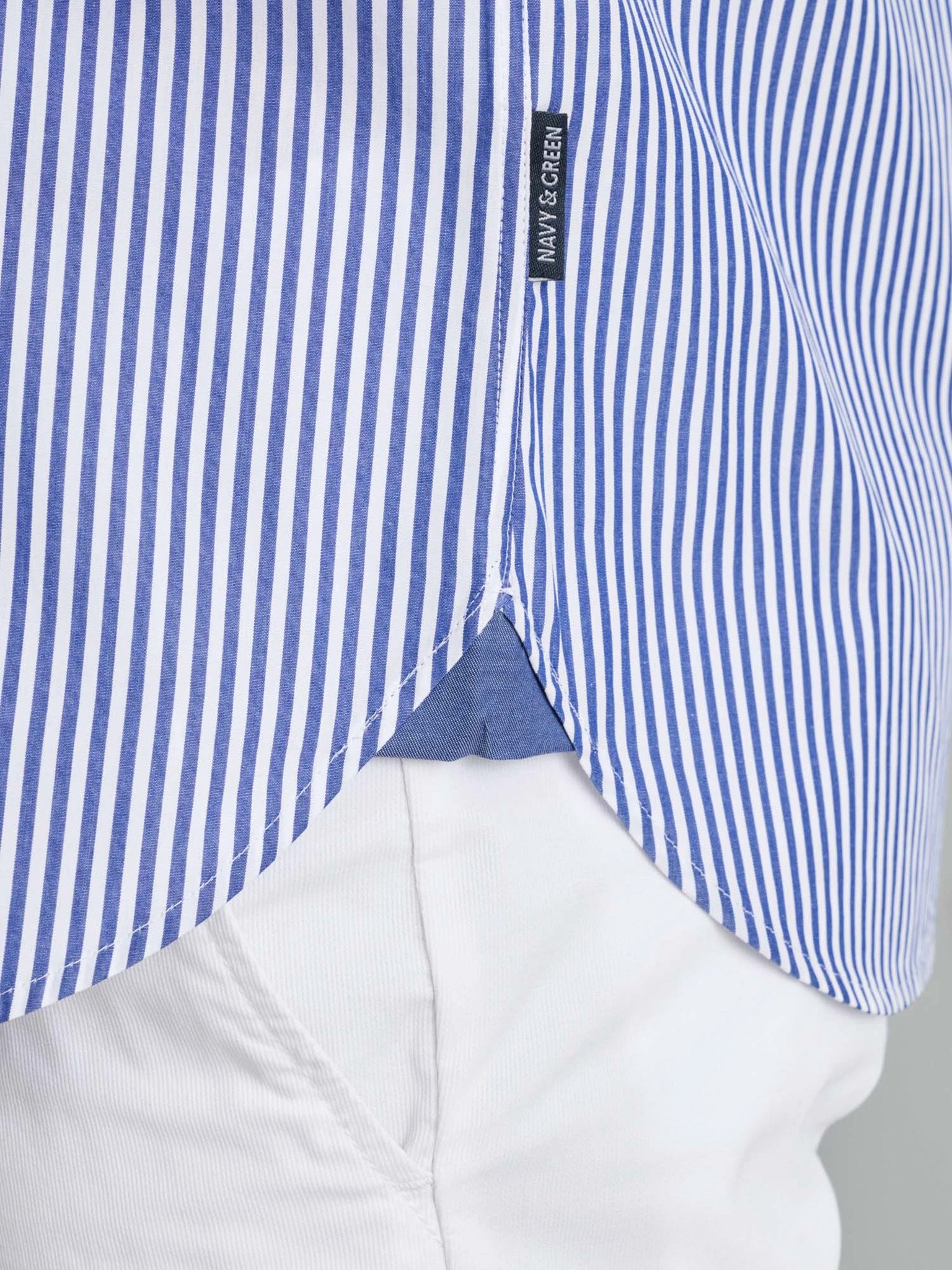 Ανδρικό πουκάμισο dark raf/white 24NG.BX177/1B.2 | 24NG.BX177/1B.2