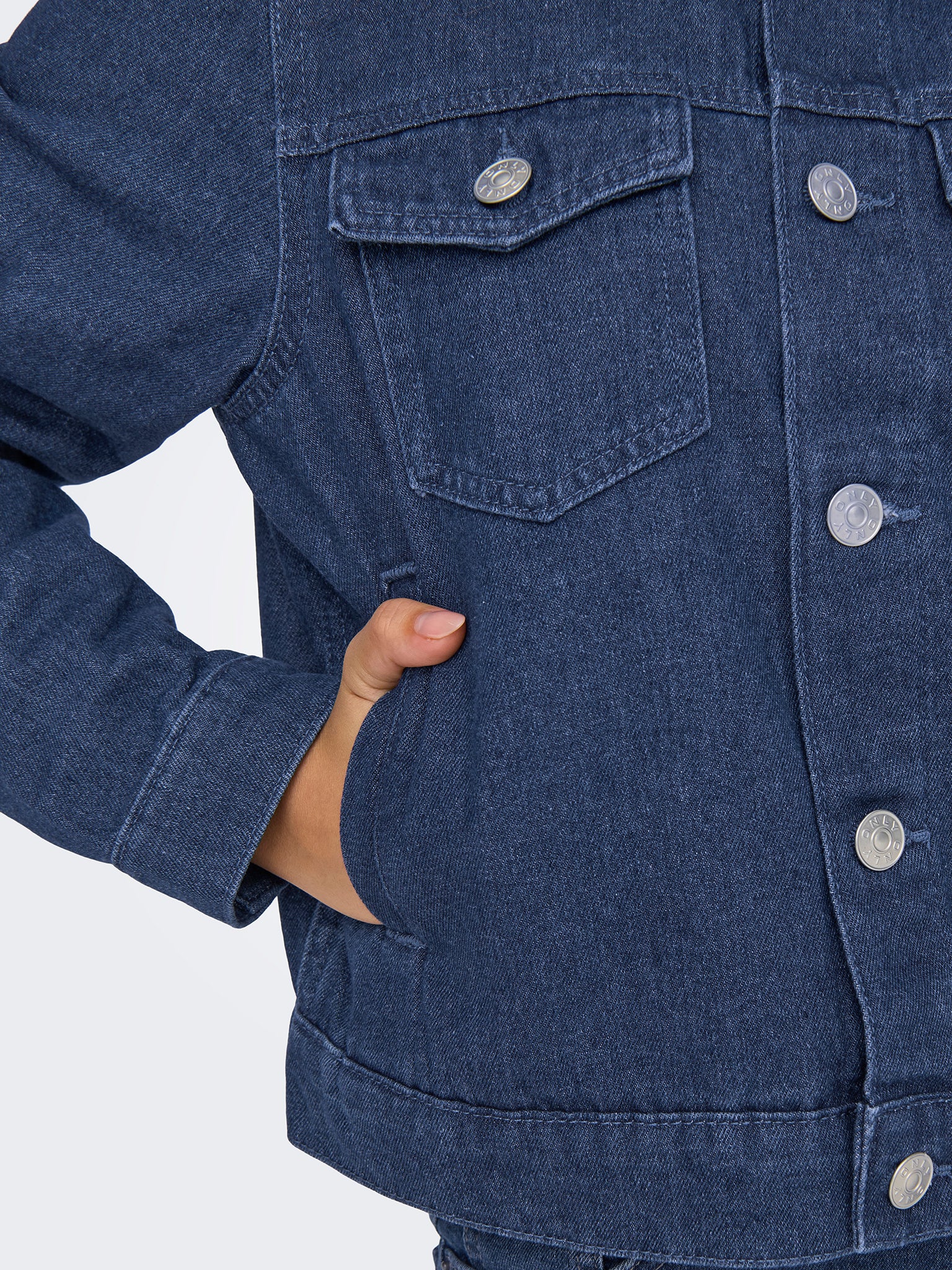 Γυναικείο τζάκετ τζιν dark blue ONLRILLO L/S JACKET AKM DNM 15346962 | 15346962