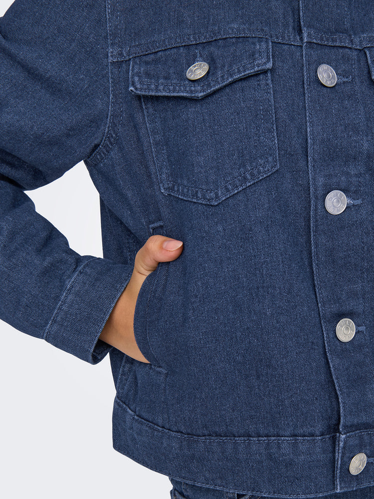 Γυναικείο τζάκετ τζιν dark blue ONLRILLO L/S JACKET AKM DNM 15346962 | 15346962