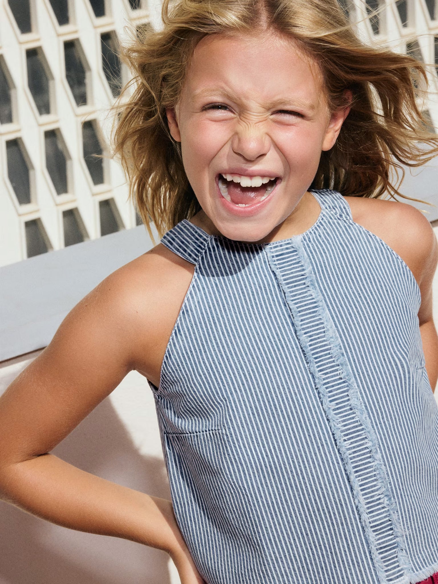 Εφηβική μπλούζα ριγέ | 26-06025-054