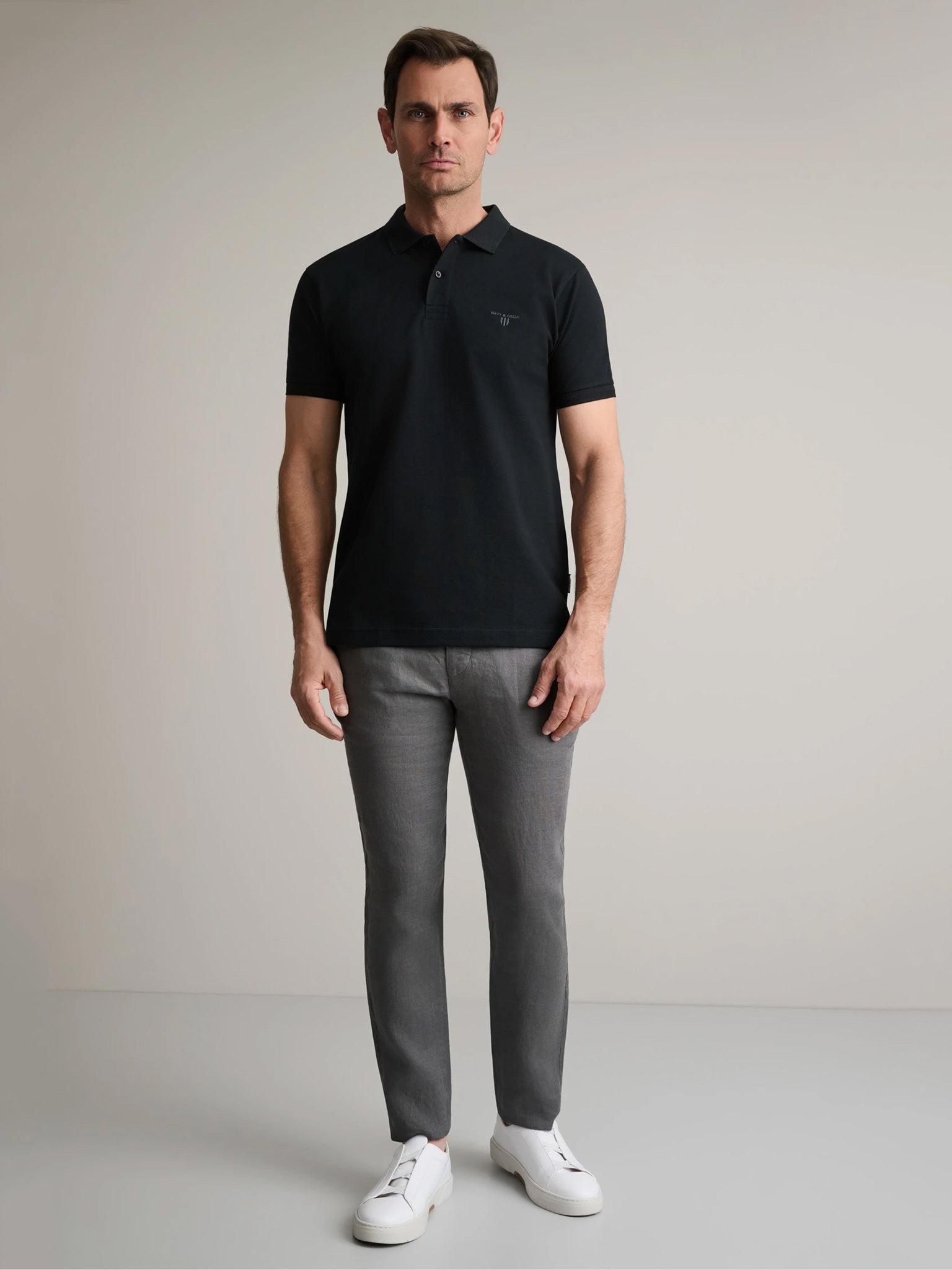 Ανδρικό polo black 24EY.007/PL/YL.2 | 24EY.007/PL/YL.2