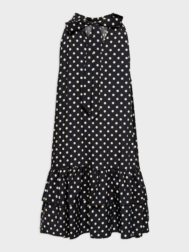 Γυναικείο φόρεμα πουά ONLZAZIE S/L SHORT FRILL DRESS 15385319 | 15385319