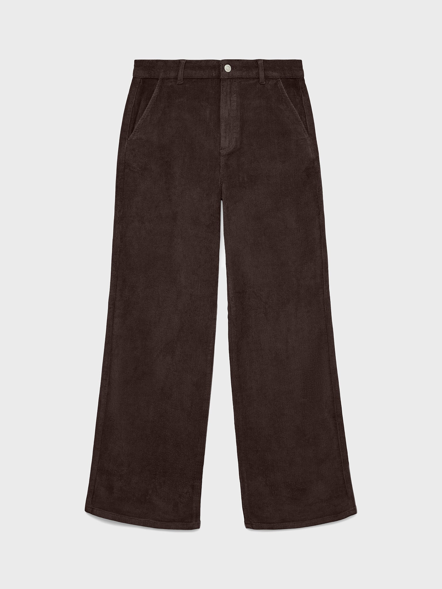 Γυναικείο παντελόνι κοτλέ VMMARGOT HR WIDE CORDUROY PANTS 10333956 | 10333956