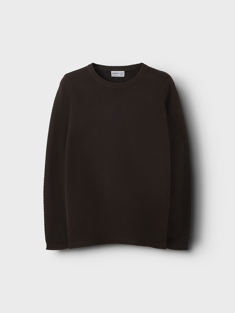 Εφηβική μπλούζα πλεκτή NKMROJ LS KNIT 13261480 | 13261480