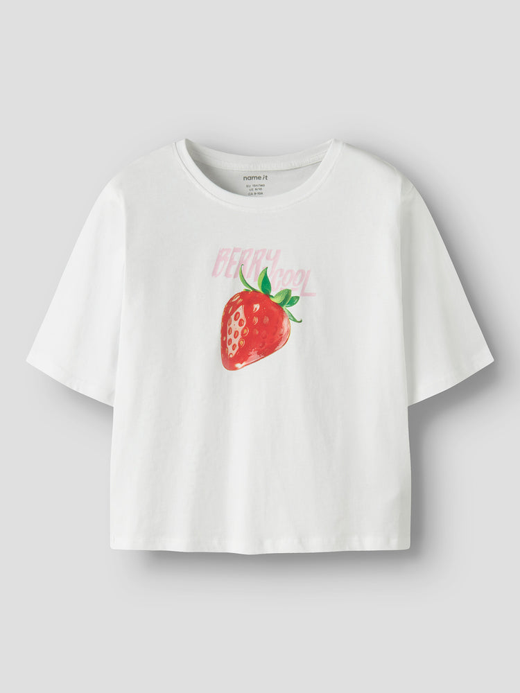 Εφηβική μπλούζα μακό strawberry | 13254574