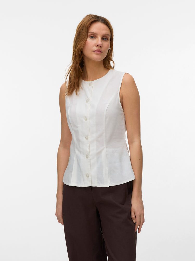 Γυναικείο γιλέκο λινό | 10345675
