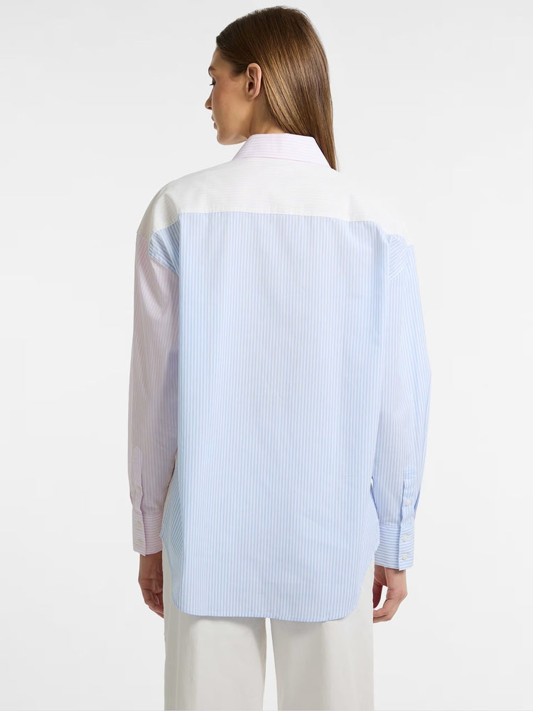 Γυναικείο πουκάμισο ριγέ oversize pockets shirt W5RH94WGZ11FBAU | W5RH94WGZ11FBAU