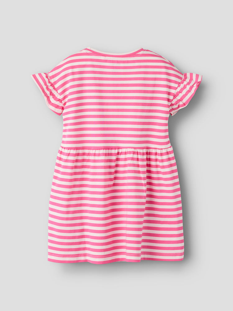 Παιδικό φόρεμα ριγέ NMFJUNNI SS DRESS BOX 13251508 | 13251508