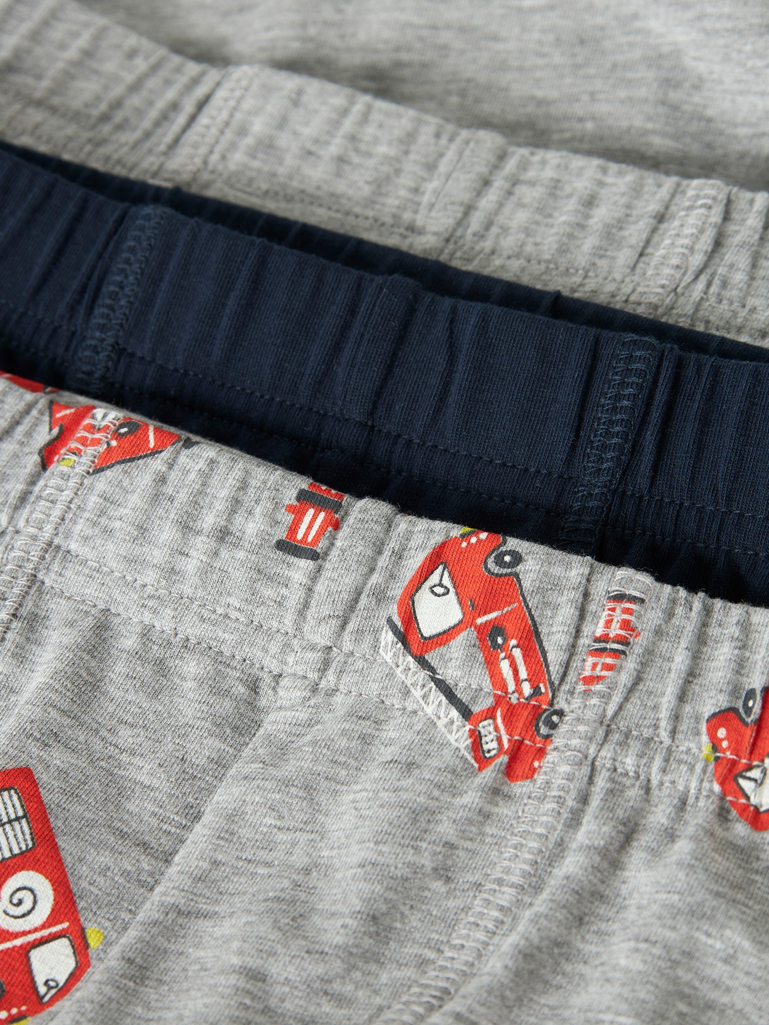 Παιδικά μποξεράκια σετ 3 τεμ NMMTIGHTS 3P GREY FIRETRUCK NOOS 13252613 | 13252613