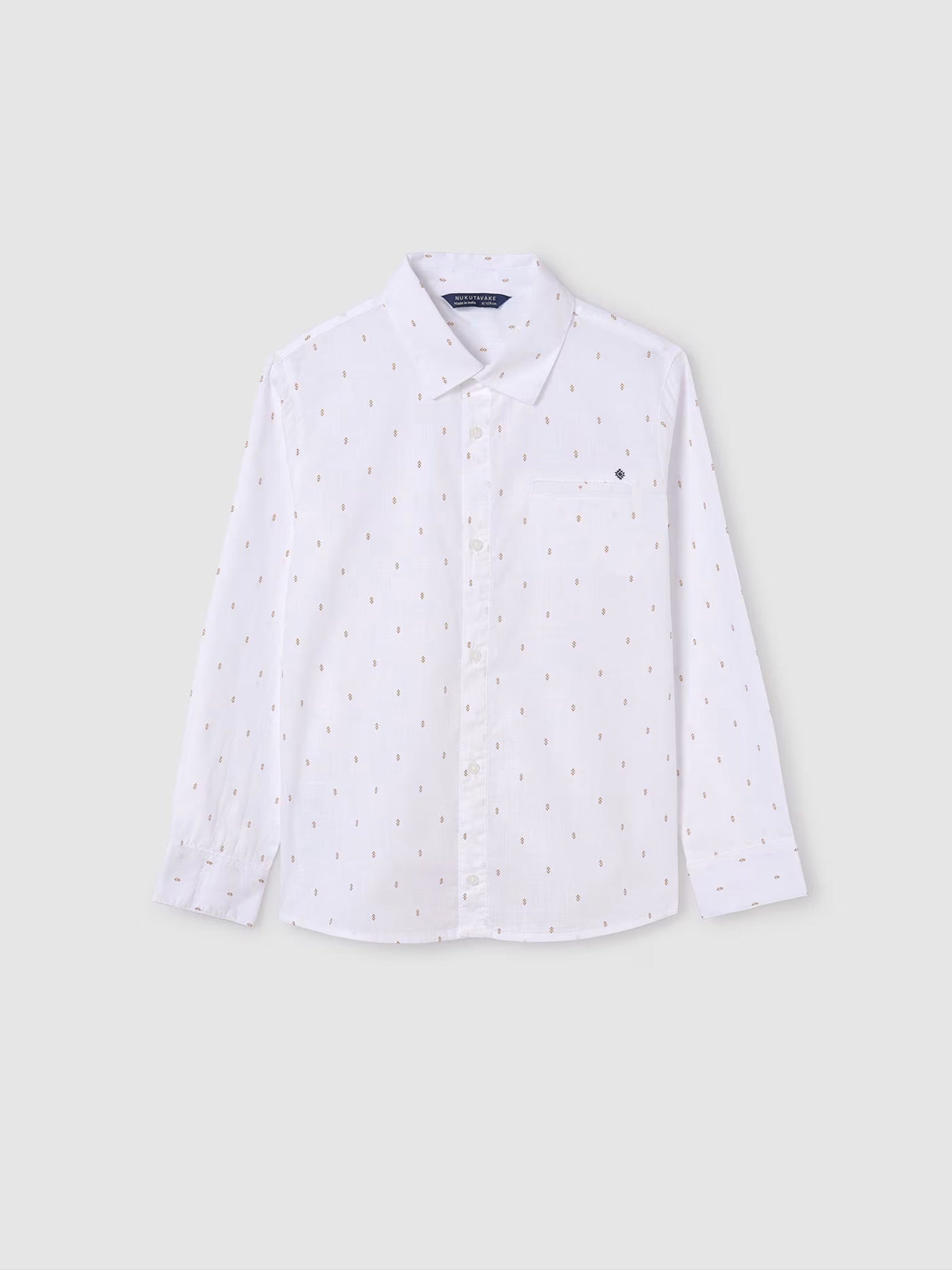 Εφηβικό πουκάμισο σταμπωτό Better Cotton 24-06123-032 | 24-06123-032