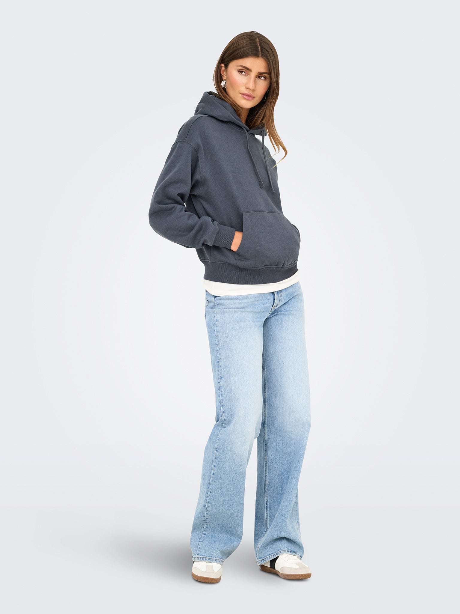 Γυναικεία μπλούζα φούτερ ONLBEST LIFE L/S HOOD SWT NOOS 15338730 | 15338730