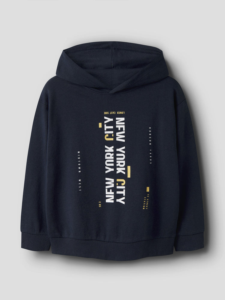 Εφηβική μπλούζα φούτερ NKMVELTEN LS RLX SWEAT WH UNB 13246363 | 13246363